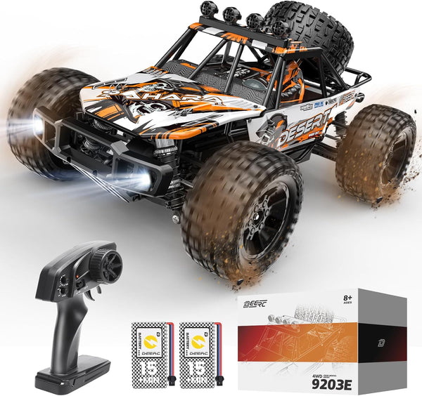 DE9203E DEERC 1:10 Scale RC Car for Adults & Boys