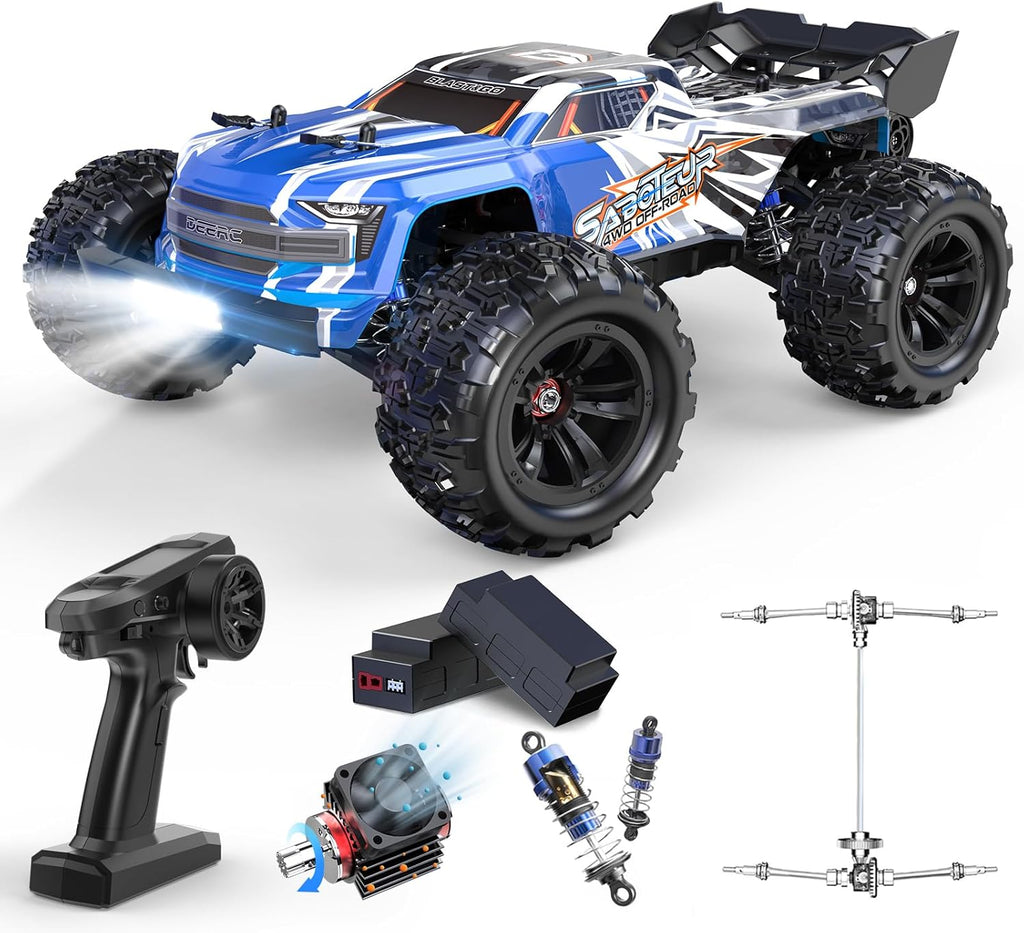 H16E DEERC Fast Brushless RC Car for Adults