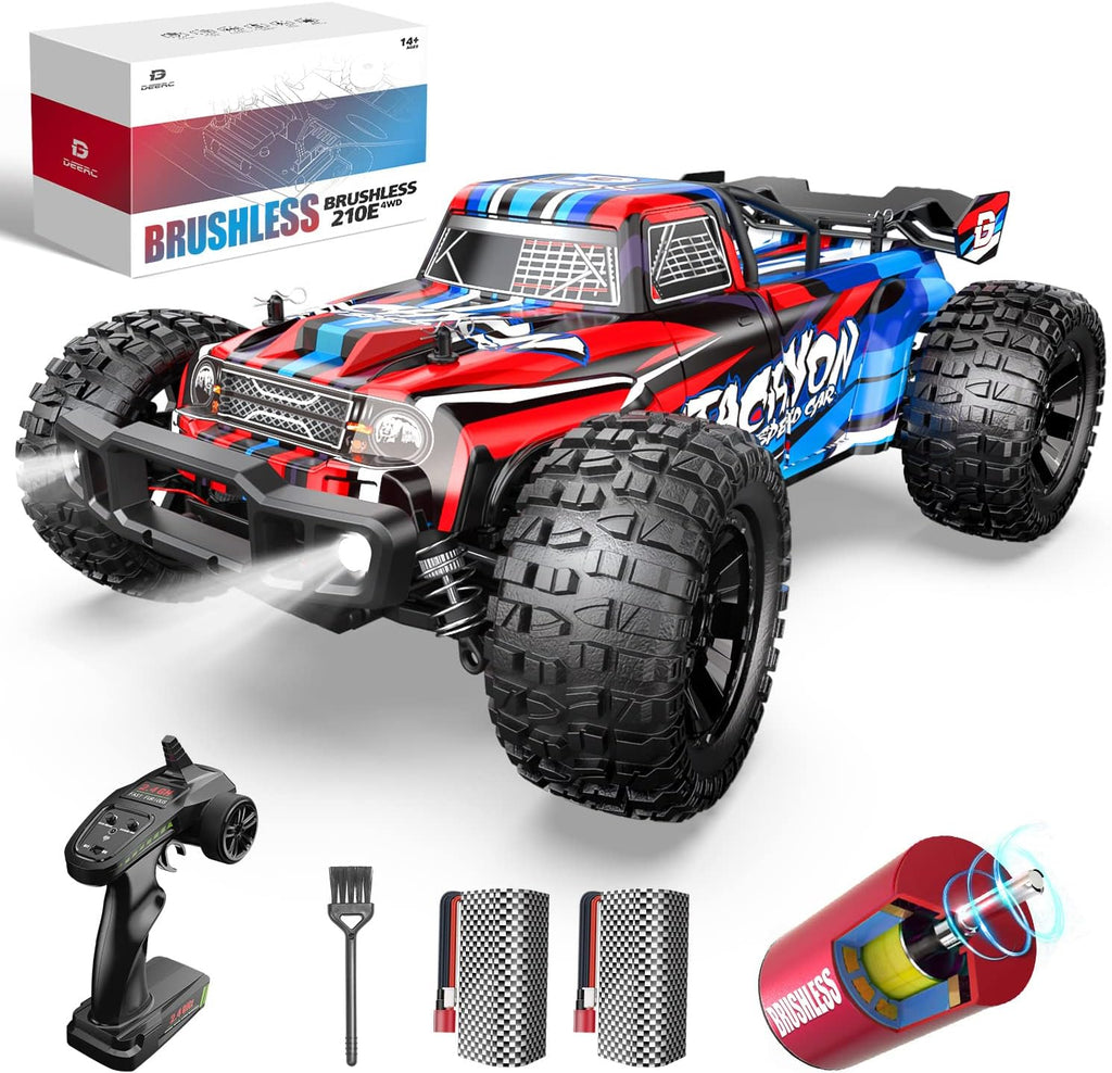 DEERC 210E 1:10 Large Brushless RC Car for Adults