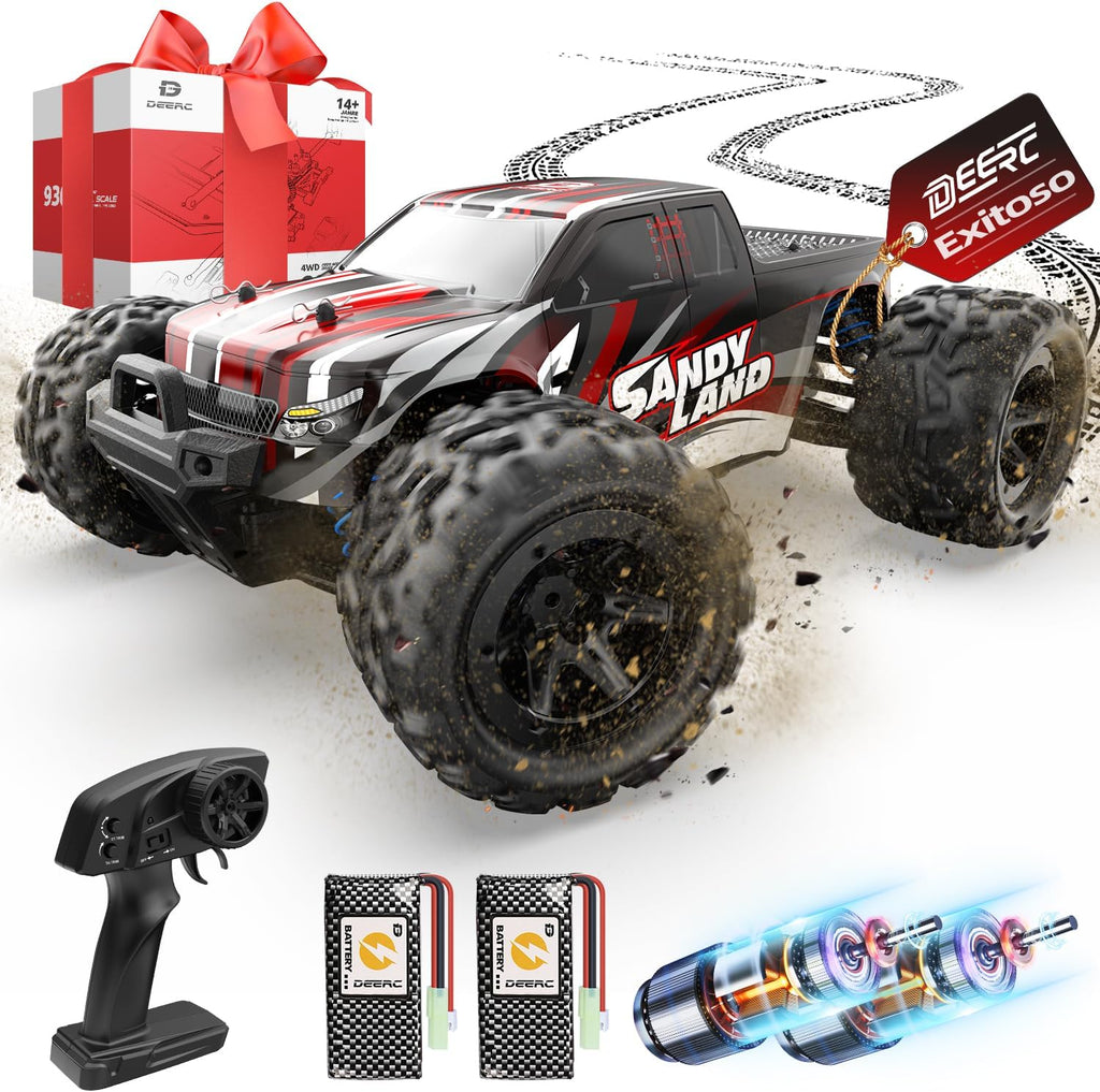 DEERC 9300 Remote Control Car High Speed 1:16 RC Cars for Kids Adults