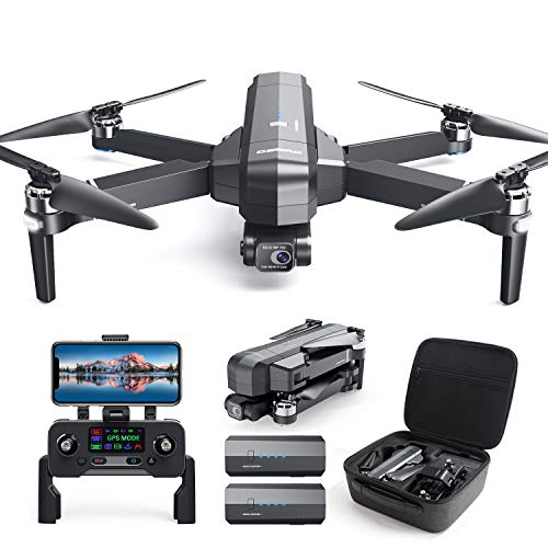 DEERC DE22 2-Axis Gimbal GPS EIS Drones with 4K Camera for Adults